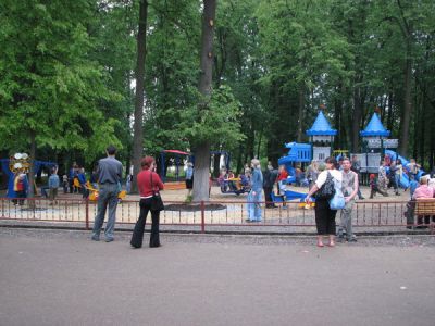 День Города 2008. Детская площадка в городском парке
